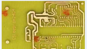 Etching process of PCB 