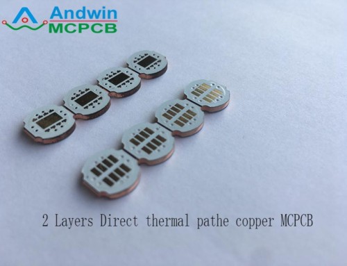 Double sided metal core pcb