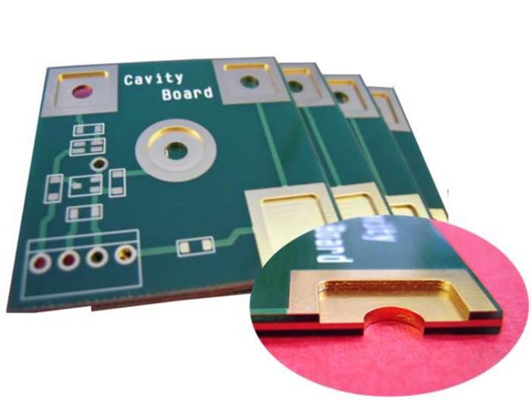 heavy copper PCB with sink depth slot