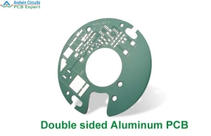 Double sided aluminum pcb