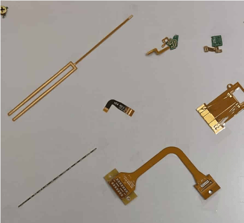 Flex pcb strain relief