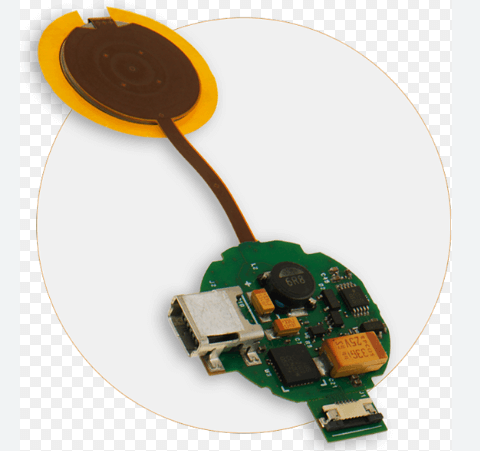 Rigid flex pcb connector