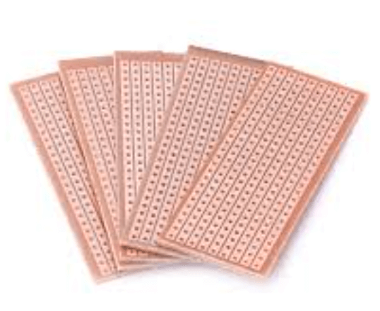 Prototype pcb tracks