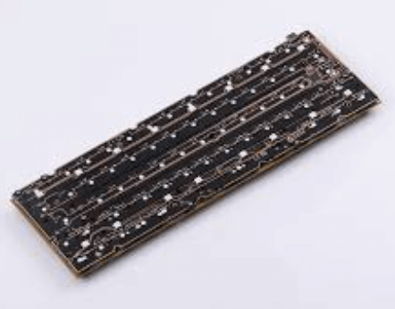 Flex cut pcb keyboard