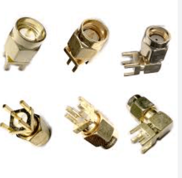 Pcb rf edge connector