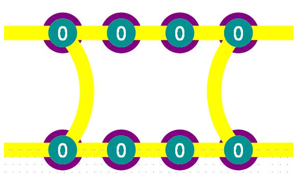 How to make stamp hole package in PCB design