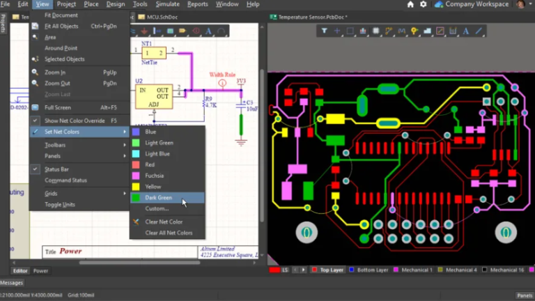 How to Use Different Colors to Highlight Different Nets in PCB Design