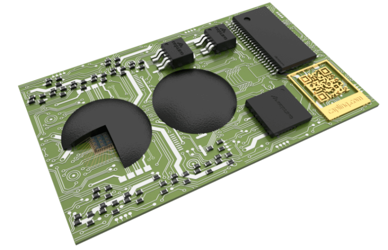 PCB chip packaging and welding