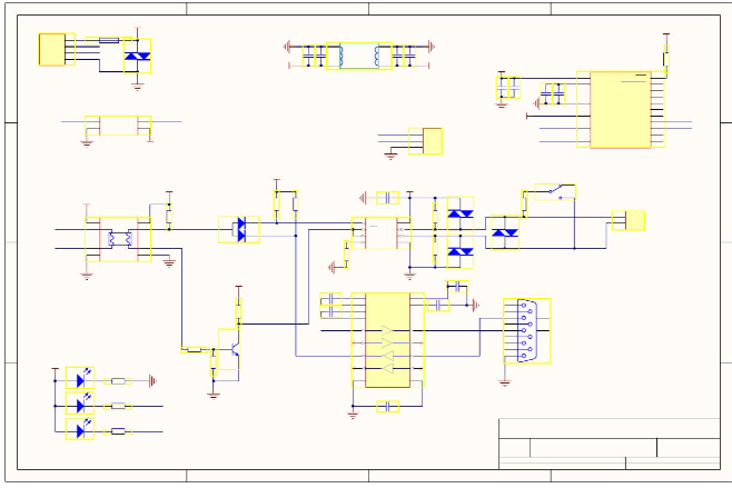 Restore the circuit diagram according to the PCB board