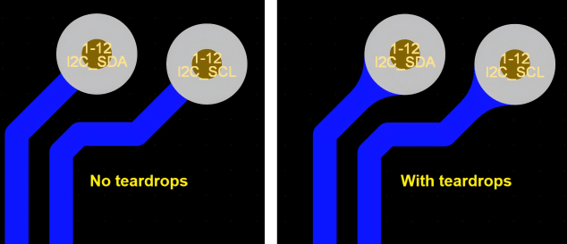 The Role and Addition Methods of Teardrops in PCB Design
