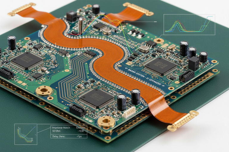 Aerospace Radar PCBs: Why Rigid-Flex Is Critical for Modern Defense Applications.