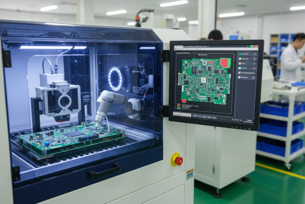 Automated Optical inspection AOl Machine Testing PCB Assembly Quality