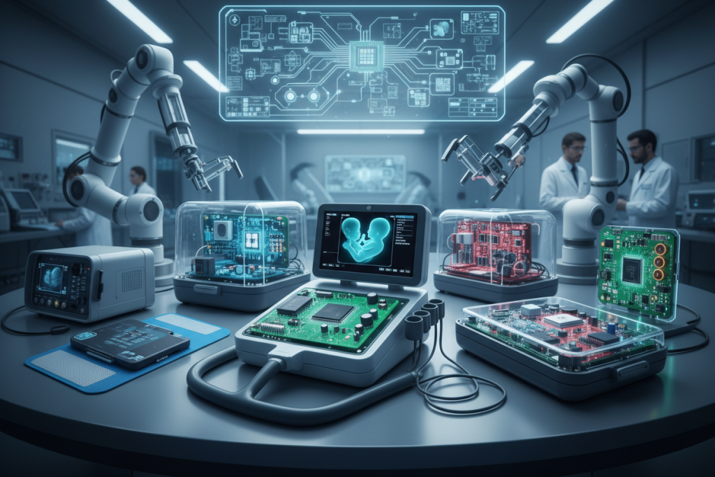 Diverse medical device applications showcasing PCB technology in modern healthcare equipment