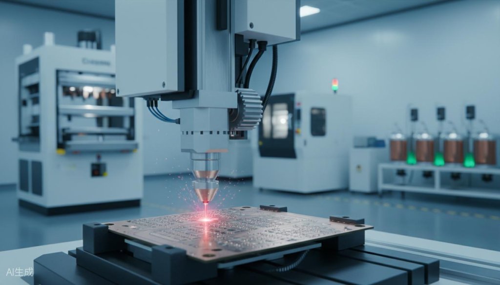 HDI PCB laser drilling microvia manufacturing process