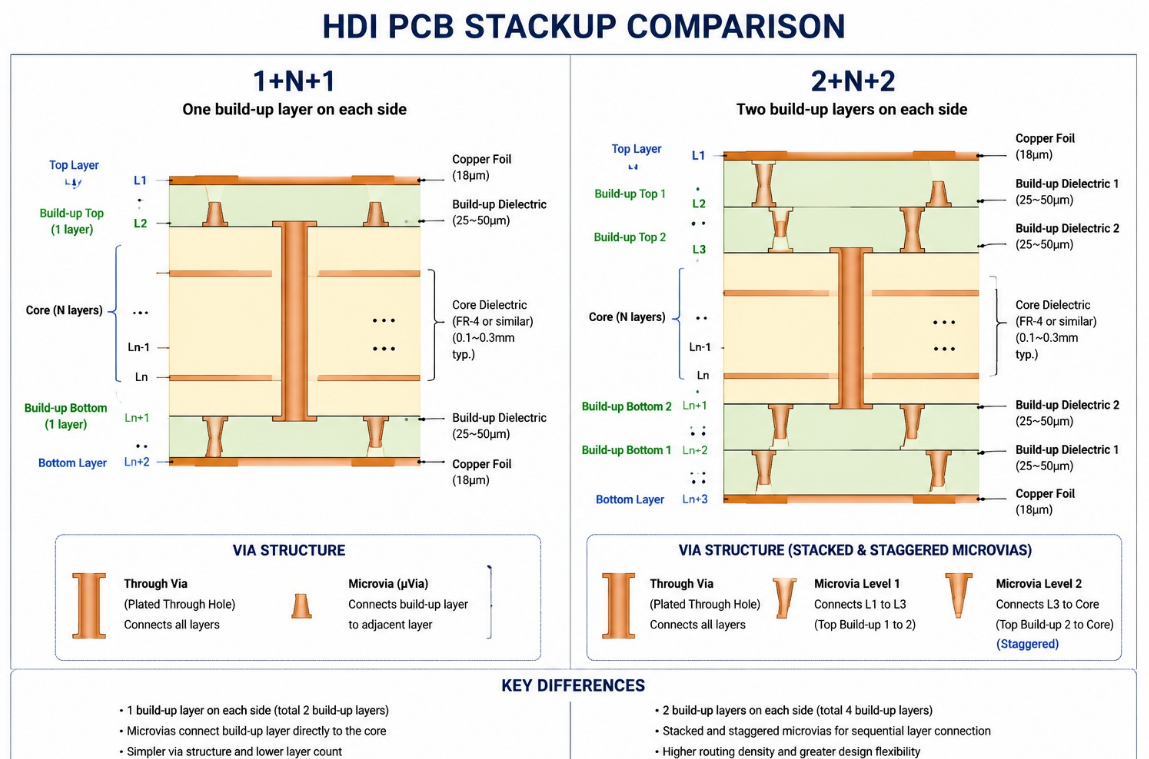 HDI PCB Technology Explained: Microvias, Stackups & Design Guide | 2026