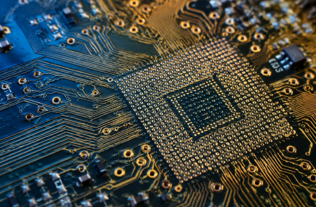 High Density Interconnect HDI PCB with microvias and fine pitch BGA