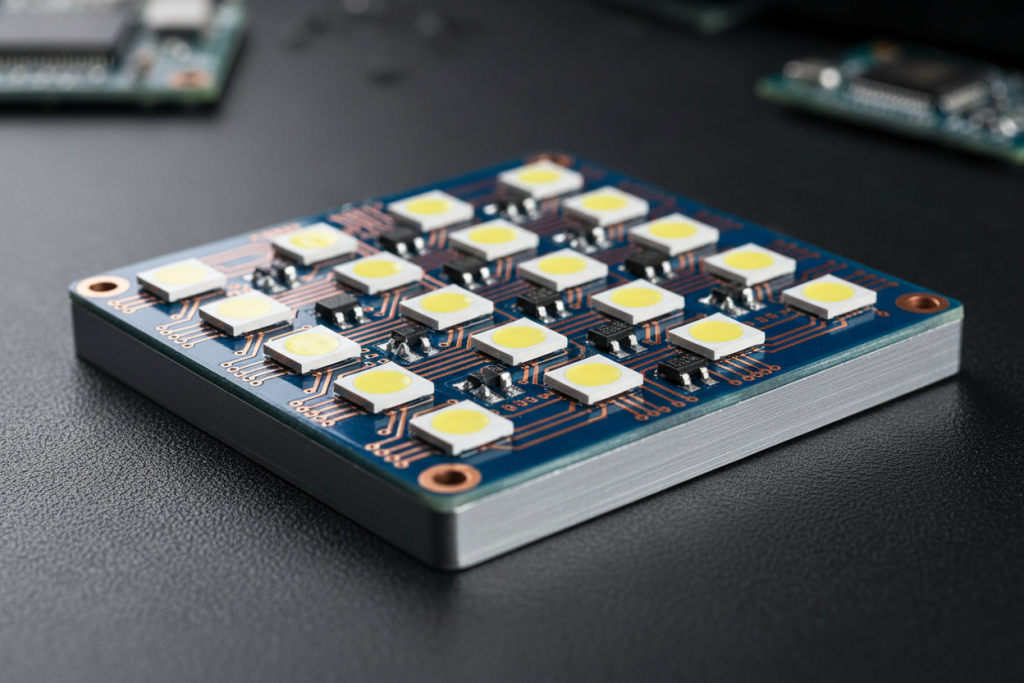 Side-by-side comparison of Ceramic PCB and Metal Core PCB for thermal management