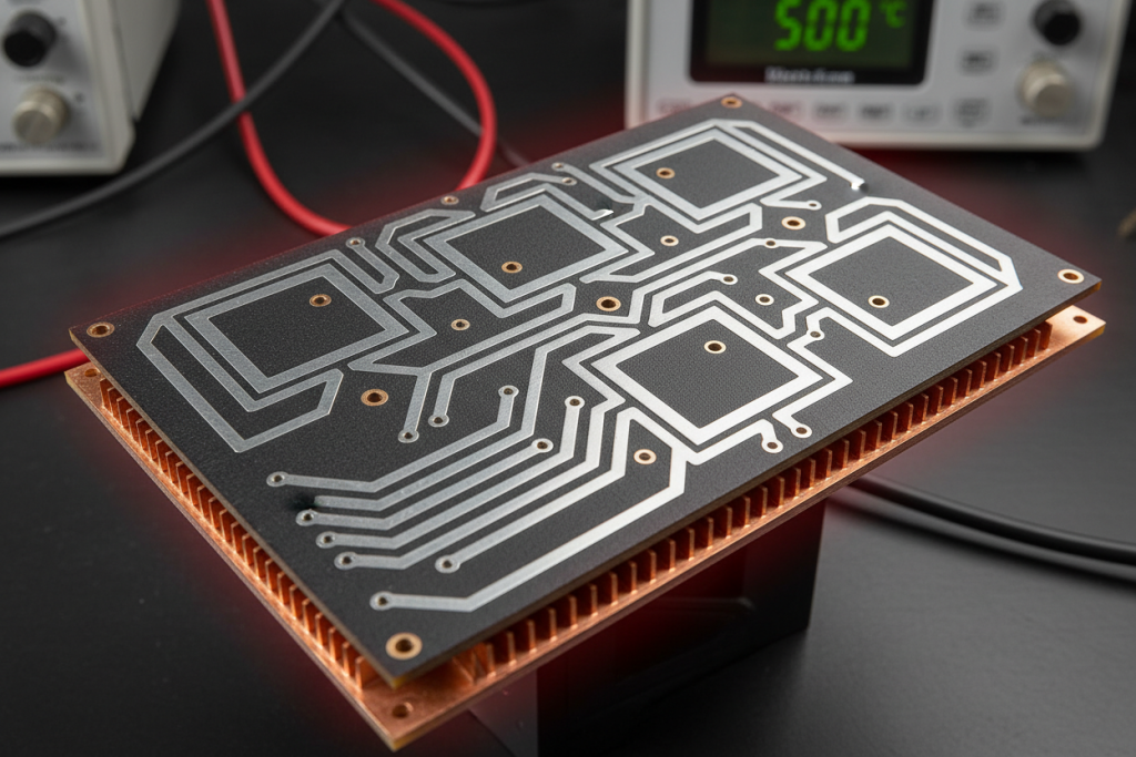 Silicon Carbide PCB substrate for high-temperature power electronics