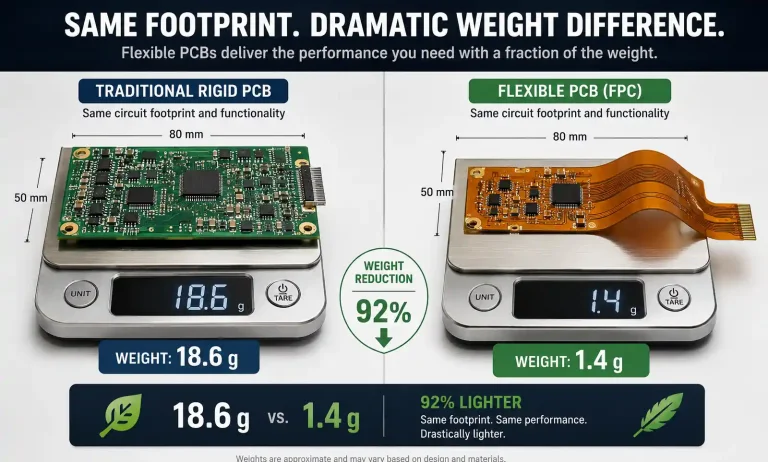 Key Advantages of Flexible PCBs: Weight Reduction, Space Savings & Beyond