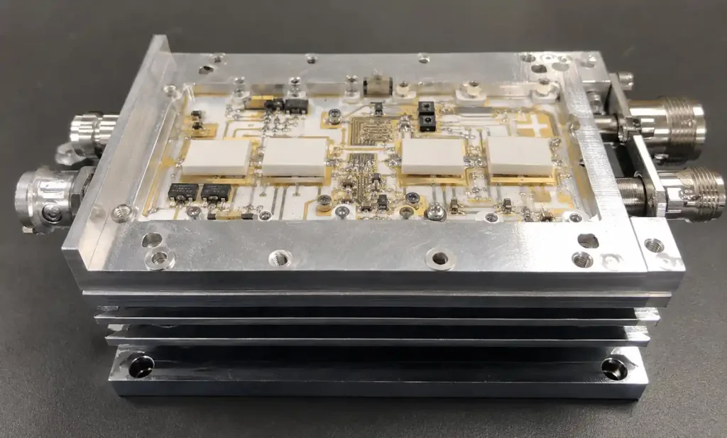 AlN substrate application in medium power density RF amplifier module