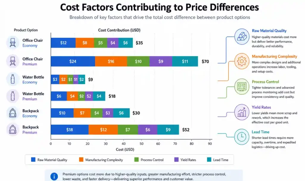 Cost breakdown analysis for 96% vs 99.6% alumina ceramic PCB
