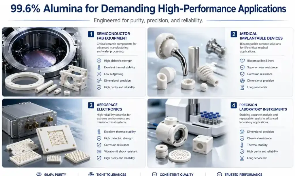 Premium applications requiring 99.6% alumina ceramic PCB substrates
