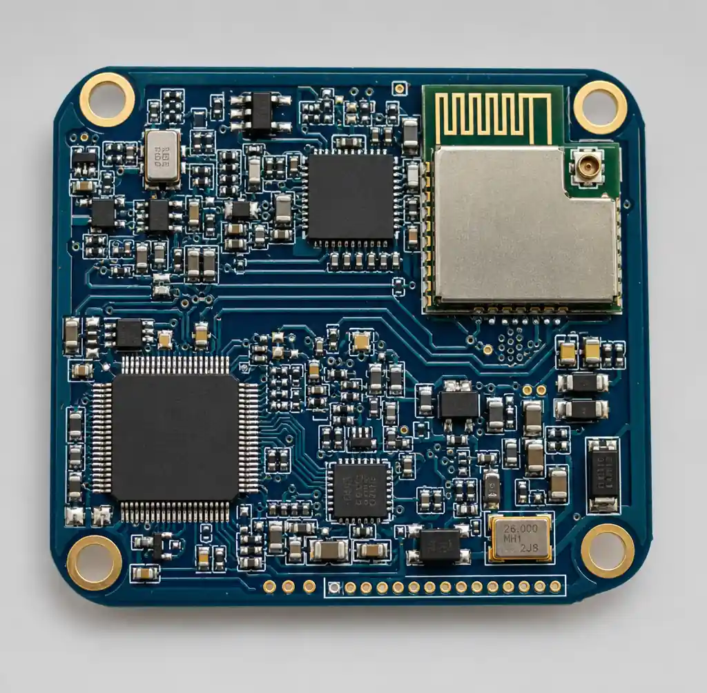 Miniaturized IoT PCB with HDI technology and microvia structures