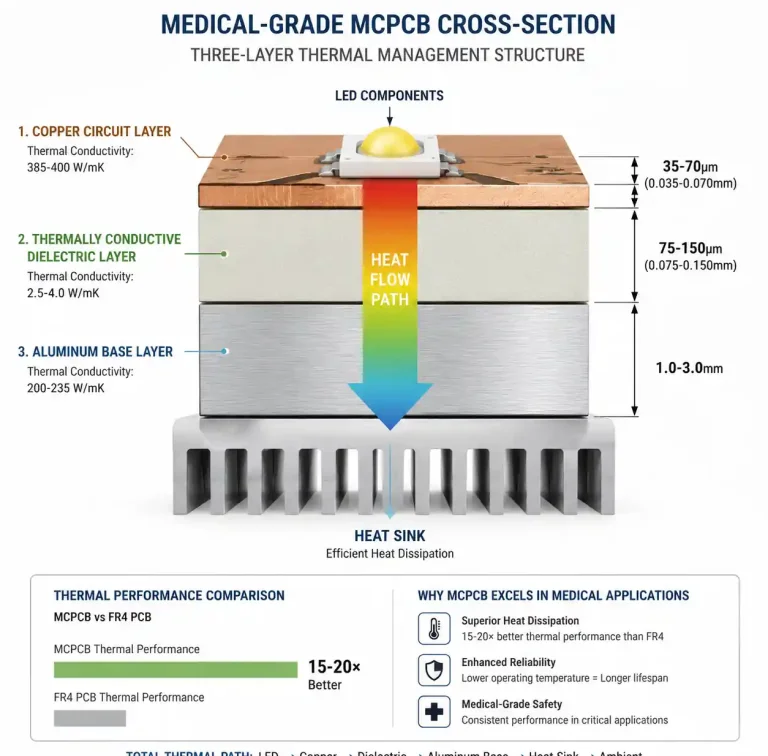 Metal Core PCB for Medical Equipment: Reliability and Thermal Stability Requirements