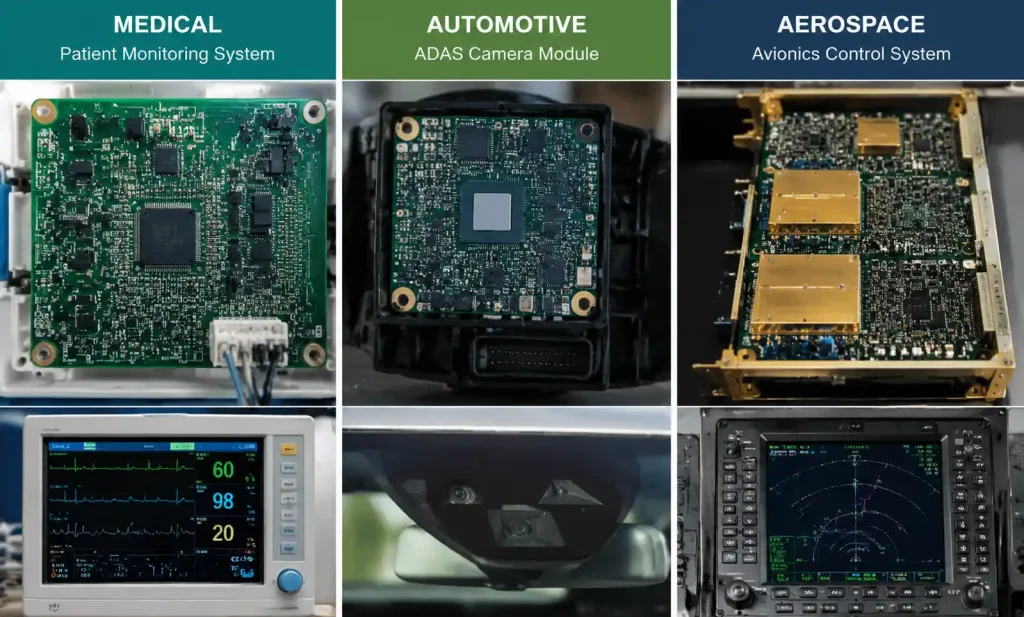 HDI PCB applications in medical and automotive systems