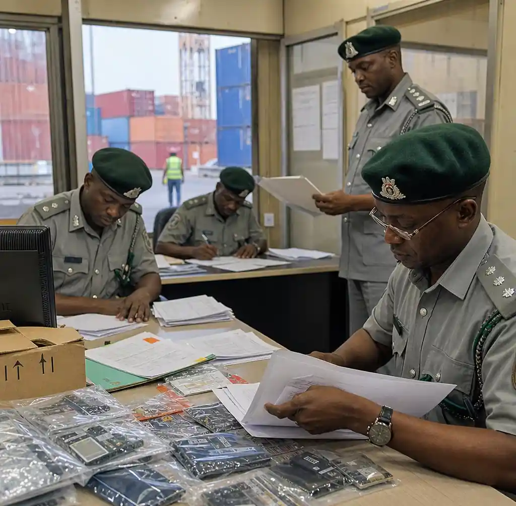 Customs documentation and clearance process for PCB imports at African ports