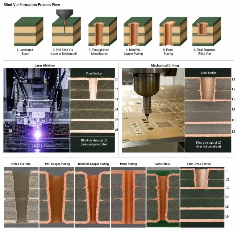 HDI PCB Via Types Explained: Blind, Buried, and Microvia Comparison