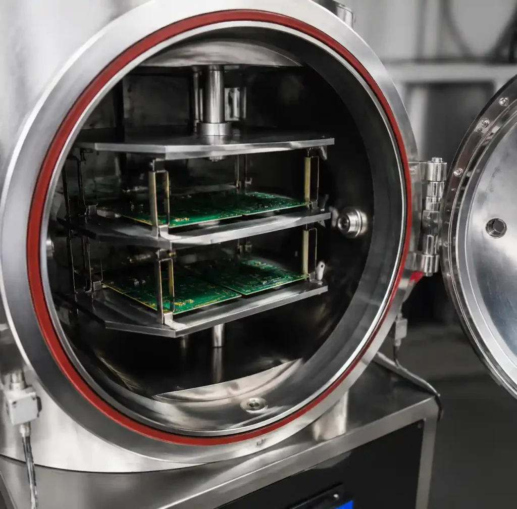 Parylene vapor deposition coating process for PCB