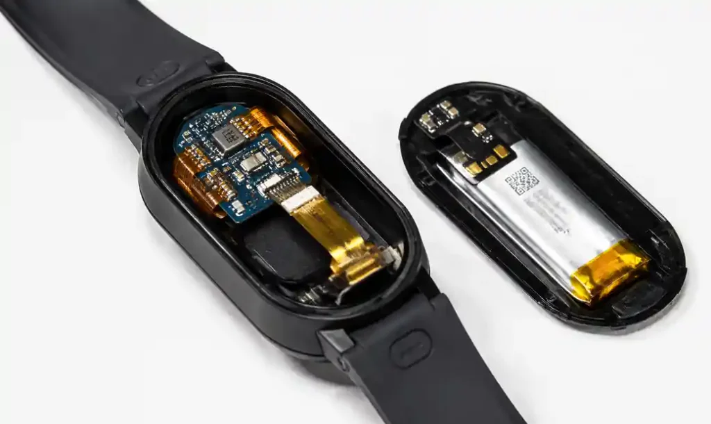 Wearable medical device or fitness tracker using rigid-flex PCB technology