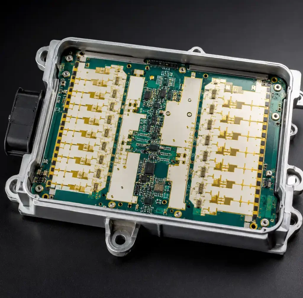 Automotive radar PCB using Rogers high-frequency material