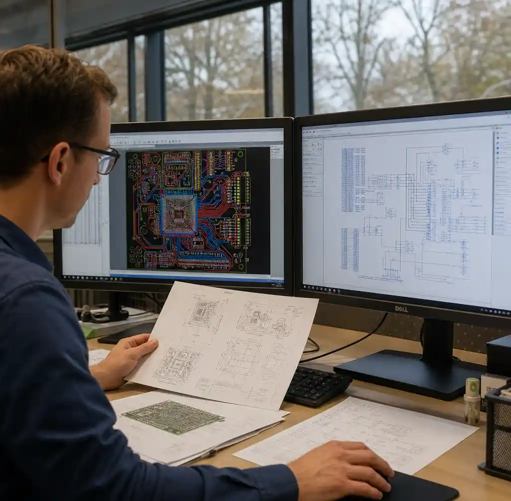 PCB design for manufacturing DFM analysis