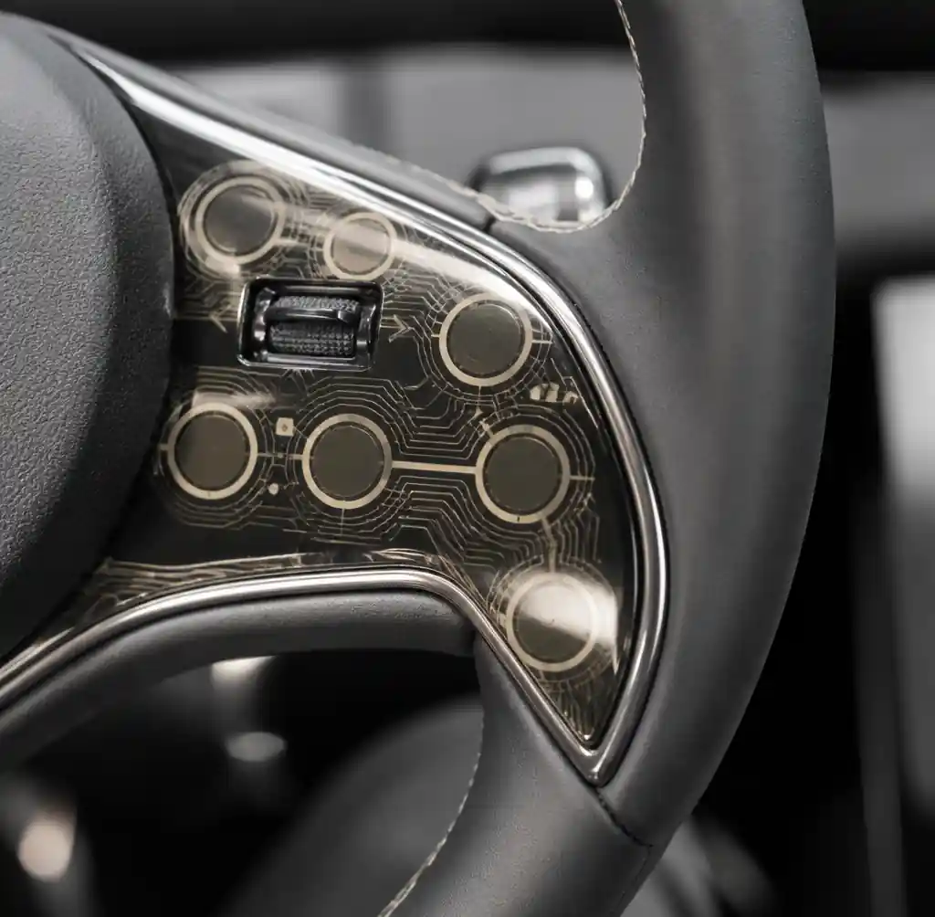 Automotive Touch Interface Using FHE on 3D Surface