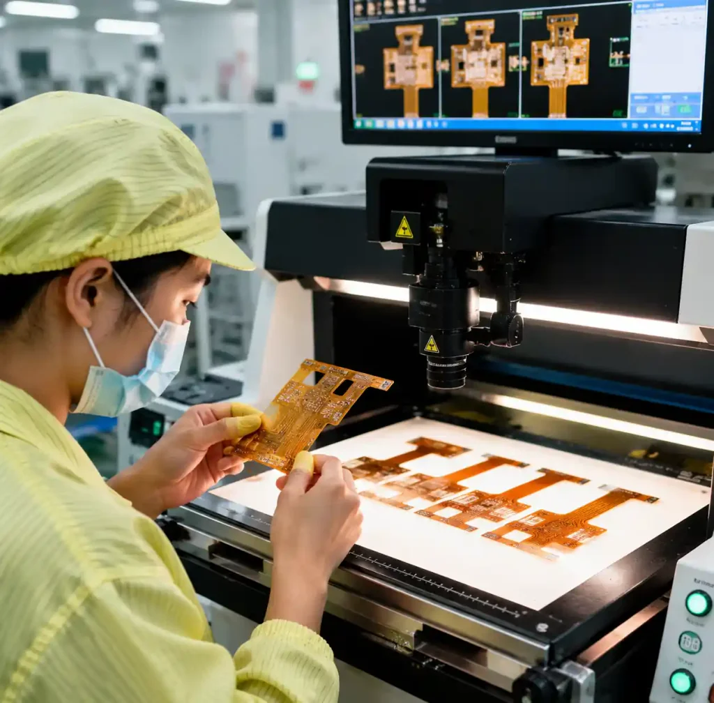 Flex PCB manufacturing and quality inspection process