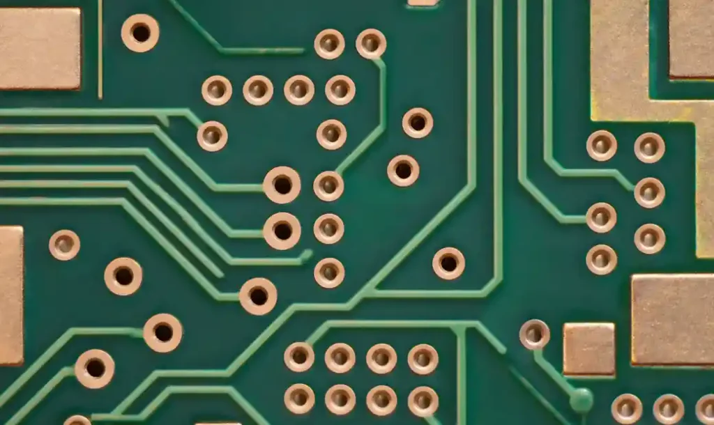 HDI PCB with microvias and LPISM soldermask coating