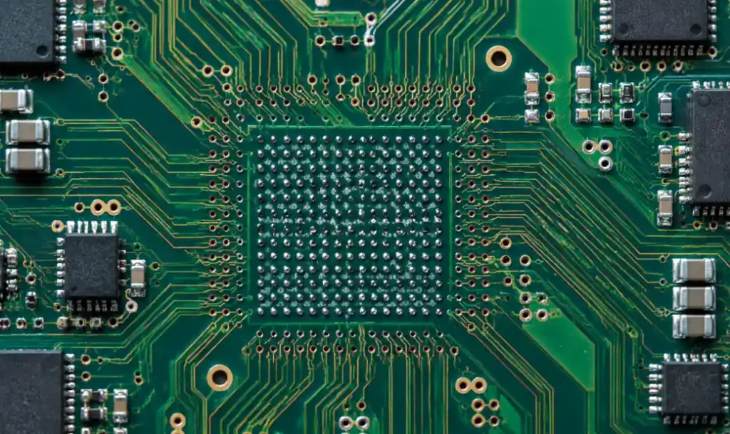 Fine-pitch BGA escape routing using microvia pattern in HDI PCB design