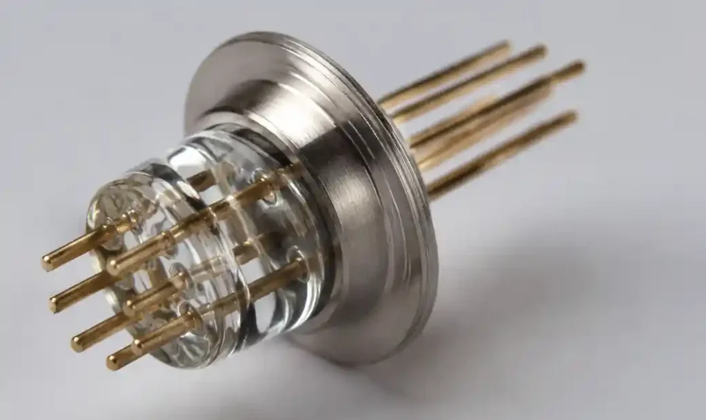 Glass-to-metal hermetic seal feedthrough for medical implantable device