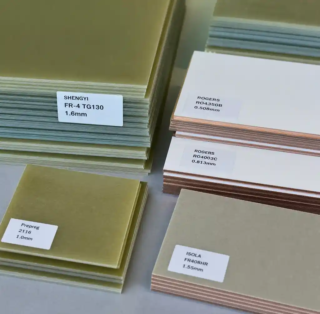 PCB dielectric materials and laminates for stackup design