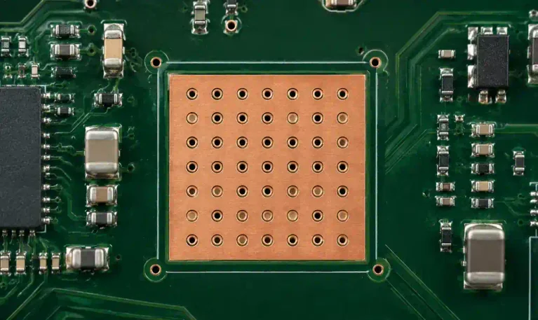 PCB Thermal Via Design: Spacing, Diameter, and Fill for Heat Transfer