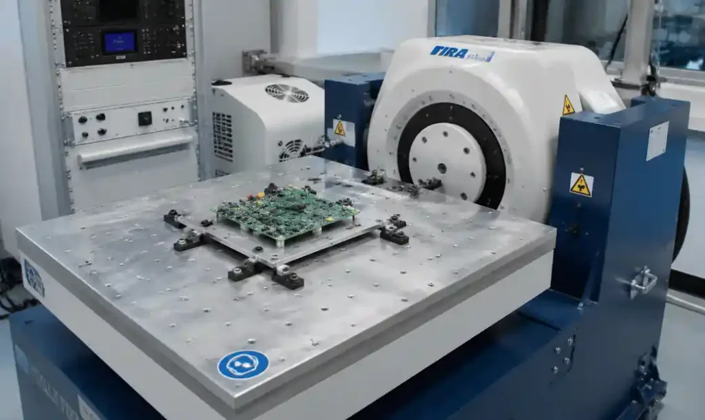 PCB vibration and shock testing equipment per IEC 60068 standards