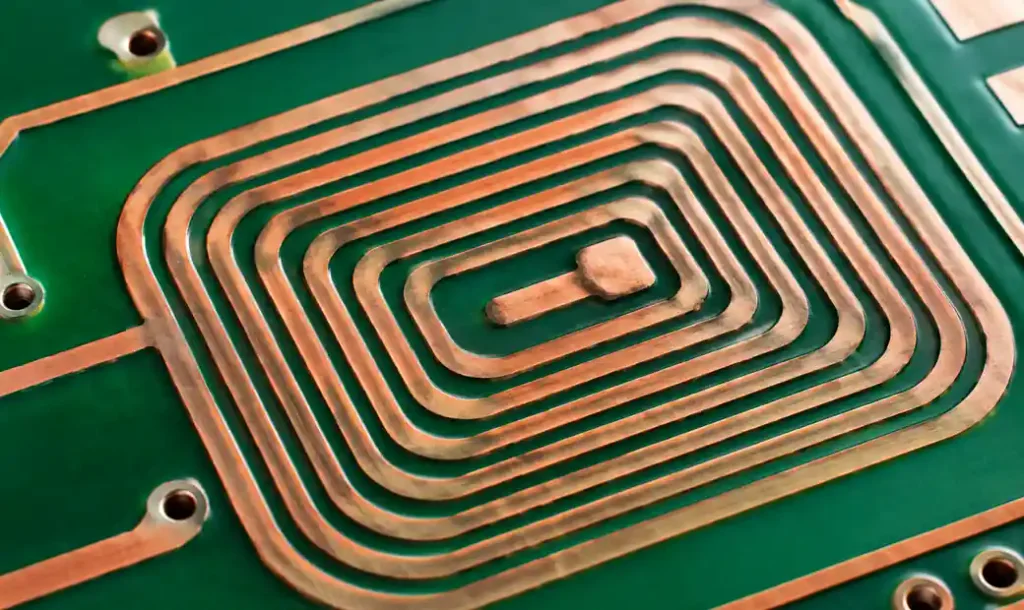 PCB wireless charging coil trace width spacing and copper weight specifications