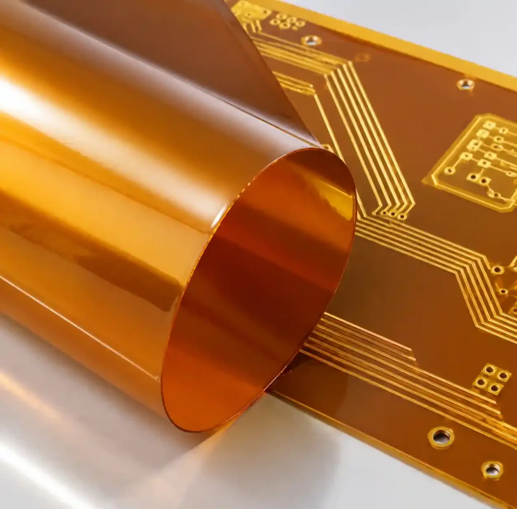 Polyimide PCB substrate material for aerospace high-temperature applications
