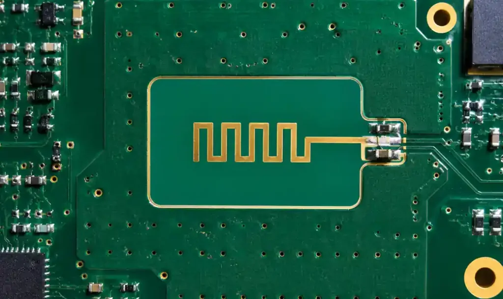 PCB antenna keep-out zone and ground plane clearance design