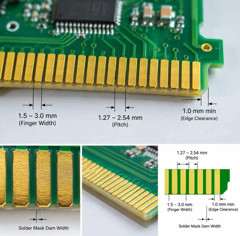 Gold Fingers on PCB: Edge Connector Plating and Design Standards