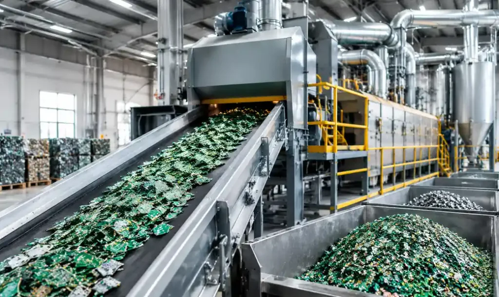 Halogen-Free PCB Environmental Recycling Process