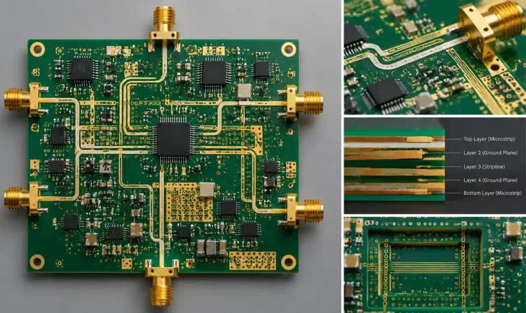 RF PCB Design: Microstrip vs Stripline for High-Frequency Circuits